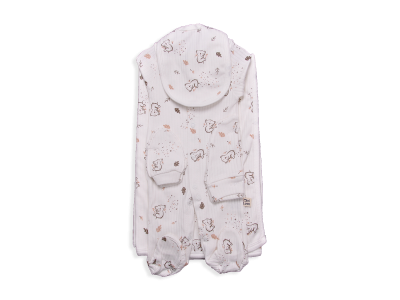 UNİSEX 1-3 AY TULUM BATTANİYE ŞAPKA ONLUK