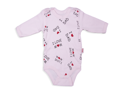 UNİSEX 12-24 AY UZUN KOLLU BADİ/ I LOVE MUM