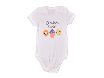 UNİSEX 3-5 YAS KISA KOLLU BADİ/ KURABİYE