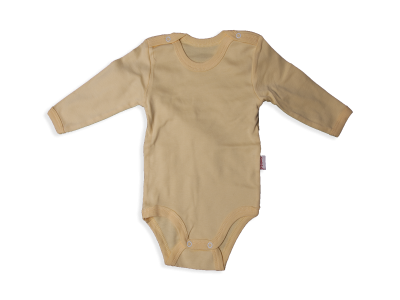 UNİSEX 12-24 AY UZUN KOLLU BADİ/ DÜZ