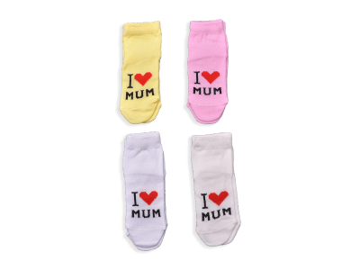 UNİSEX 3-12 AY  I LOVE YOU MUM STANDART